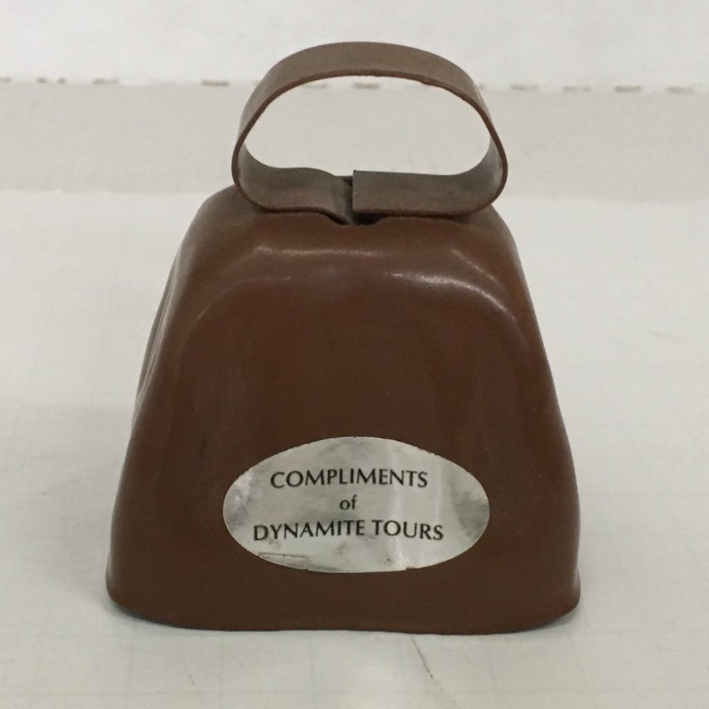 VTG travel souvenir dynamite tours small cowbell